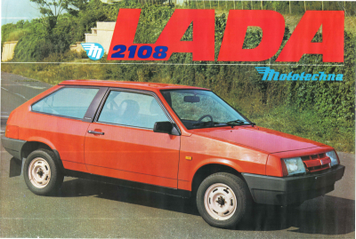 Plakát Lada 2108 Samara, Mototechna 1987