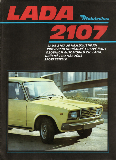 Prospekt Lada 2107, Mototechna 1987