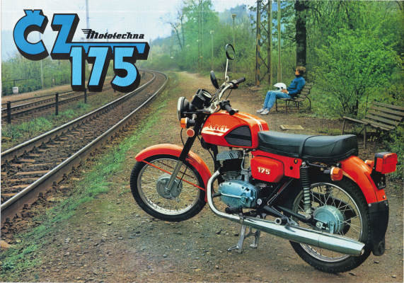 Plakát ČZ 175, Mototechna 1989