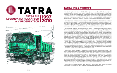 TATRA 815 - legenda na plakátech a v prospektech, 1983-2024 - PŘEDPRODEJ