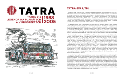 TATRA 815 - legenda na plakátech a v prospektech, 1983-2024 - PŘEDPRODEJ