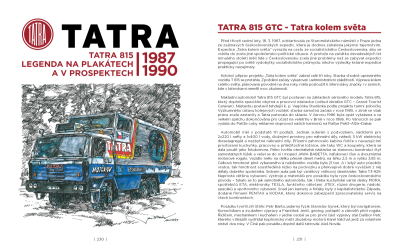 TATRA 815 - legenda na plakátech a v prospektech, 1983-2024 - PŘEDPRODEJ