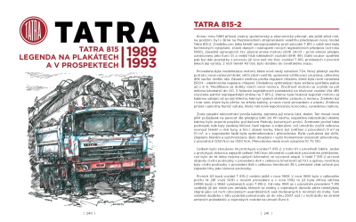 TATRA 815 - legenda na plakátech a v prospektech, 1983-2024 - PŘEDPRODEJ