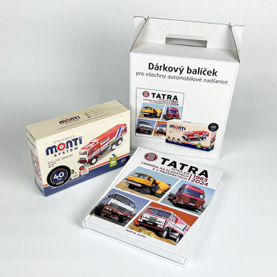 DÁRKOVÝ BALÍČEK - kniha Tatra 815 a Monti systém Rallye Dakar Tatra 815